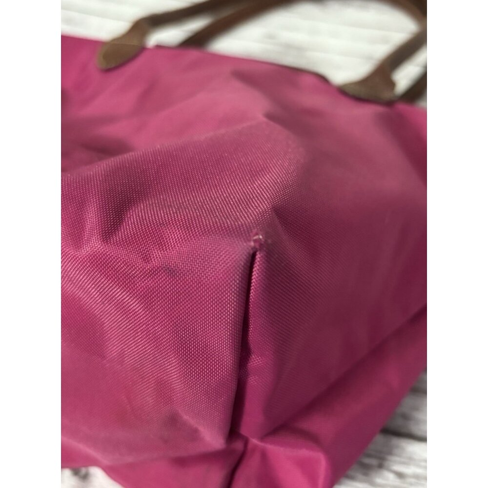 Longchamp Pink Raspberry Handbag Le Pliage Tote Bag Small - Picture 9 of 16